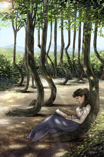 Reading (Lines by Sara Al-Hazmi)